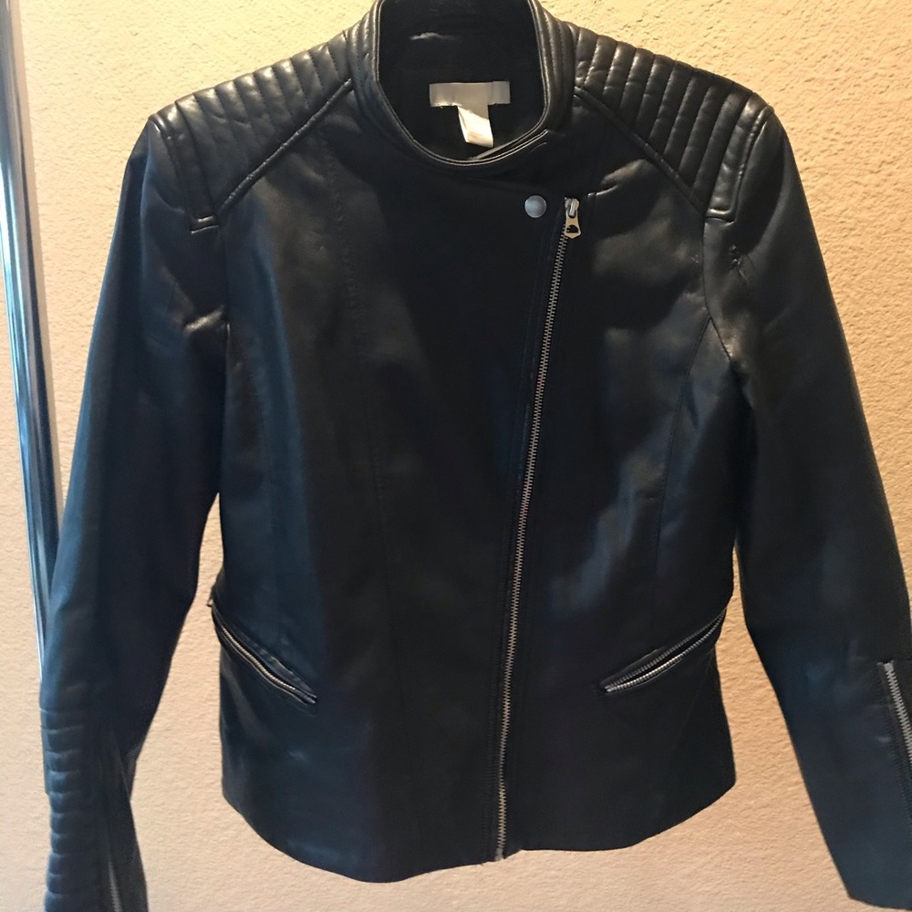 Faux Leather Jacket